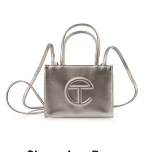 NWT - Telfar Small Bronze Shopping Bag